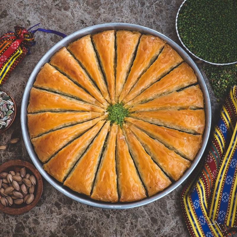 Carrot slice baklava