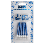 Happy Birthday Blue Candle