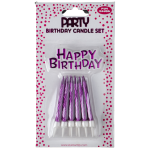Happy Birthday Purple Candle