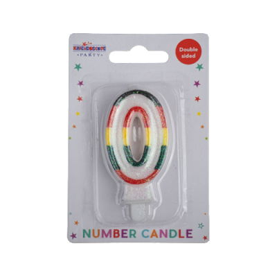 Birthday Number Candle - 0