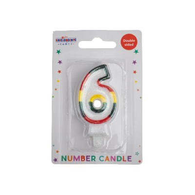 Birthday Number Candle - 6