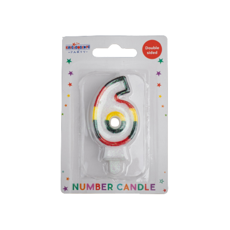 Birthday Number Candle - 6
