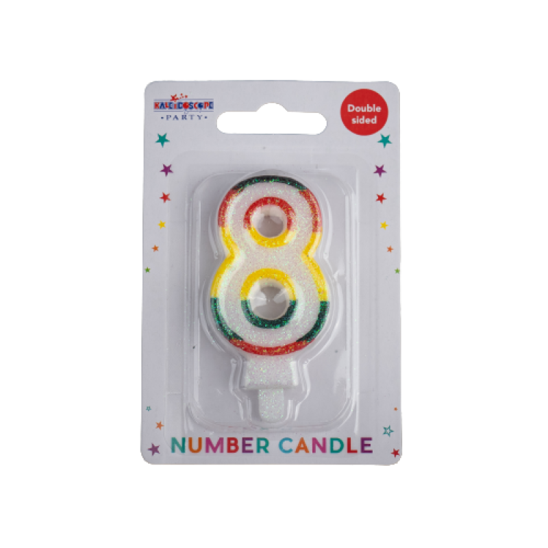 Birthday Number Candle - 8