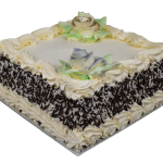 8 Inch Sprinkle Square Vanilla Cake