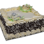 8 Inch Sprinkle Square Vanilla Cake